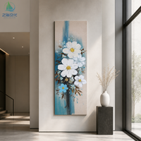 Peintures Murales Verticales de Qualité Supérieure en Gros d'Usine, Tableaux sur Toile de Lin à Motifs Floraux, Nature Morte, Art Botanique, Décoration en Bois