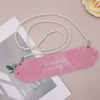 Marque-page élégant en cuir PU perlé avec poignée, pour livre, Bible, journal – Cadeau idéal pour les amateurs de livres