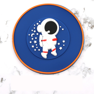 Silicone cao su may mặc phù hiệu nổi mềm PVC Logo vá móc vòng lặp nam châm cho SEW-On cho quần áo hành lý du lịch túi - Product Image 6