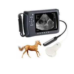 Taşınabilir inek ultrason tarayıcı at ultrason rektal prob büyük hayvan veteriner ultrason veteriner makinesi