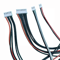 Câble JST XH2.54 2Y/3Y/4Y 10cm 1007-20/22/24 26 AWG Rouge Jaune Noir Blanc Bleu avec Connecteurs Mâle/Femelle et Faisceau de Câblage
