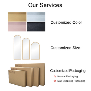 Nhà Máy Bán buôn sang trọng trang trí nội thất kích thước lớn đầy đủ chiều dài vòm thẩm mỹ phòng trang trí nội thất gương - Product Image 3