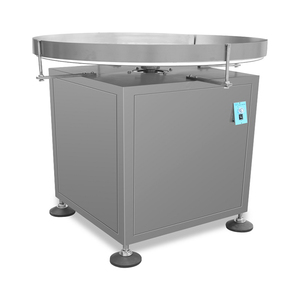 Jianfeng Quality 304 Stainless Steel Round <strong>Rotary</strong> Turntable Plastic Bottle Unscrambler <strong>Table</strong> - Product Image 1