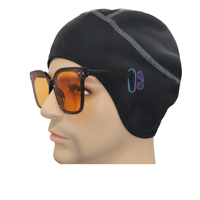 Gorro de Invierno para Ciclismo, Impermeable, de Forro Polar, con Gorro Interior Cálido, Impresión Digital