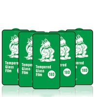 Protecteur d'écran en verre trempé 18D Airbag pour iPhone 15 Pro Max Film Micas pour iPhone 15 16 7/8 Plus Téléphones Mobiles