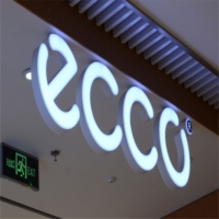 Enseignes lumineuses LED modernes pour bureaux, lettres 3D personnalisées en acrylique, décoration murale, identité d'entreprise, publicité, hôpitaux, écoles