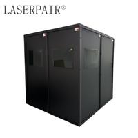 Cabine de sécurité laser certifiée EN12254, nouvelle, en fibre laser, avec protection oculaire pour lasers