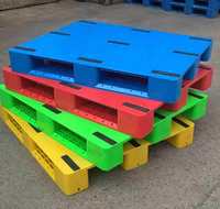 Fournisseur de palettes en plastique antidérapantes à bas prix, palettes en plastique HDPE robustes, palettes Euro en plastique