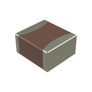 Condensateur céramique original CAP CER 4.7UF 100V X7R 2220 Surface Mount MLCC 4.7 uF 22201C475KAR1-EM 2220 (5750 Métrique) - Product Image 1