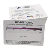 Kundenspezifische Plastik-PVC-UV-Sensor-Testkarten mit Digitaldruck zur Messung der Ultraviolettstrahlenintensität