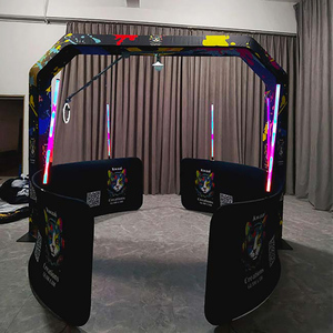 2025 la dernière mode Crimee Overhead 360 Photo Booth alimenté par batterie changement de couleur lumière LED pour - Product Image 5