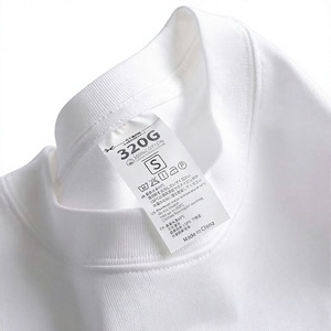 เสื้อยืดคอตตอน 320 แกรม สำหรับผู้ชาย เสื้อยืดคอกลมแบบสวมใส่สบาย ระบายอากาศได้ดี เหมาะสำหรับใส่ทุกวัน เสื้อยืดผู้ชายแบบสั่งทำพิเศษ - Product Image 1