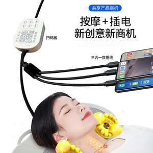 Neck Massager Apple Shaped USB Rechargeable Heating Kneading Timing Function For Neck Waist Back - Product Image 3