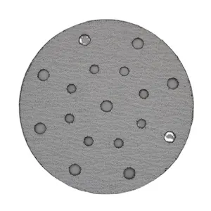 6 hole abrasive sanding disc polishing disc with velcro car polishing P240