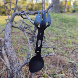 Cuillère-fourchette multifonctionnelle Xuan Rui pour l'extérieur, en acier inoxydable, portable, pour le camping, avec ouvre-bouteille, ouvre-boîte et clé - Product Image 3