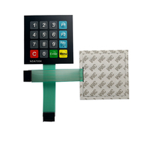 Teclado de Membrana Impermeable 4*4 con Matriz de Flechas, 16 Teclas, para Dispensador de Combustible