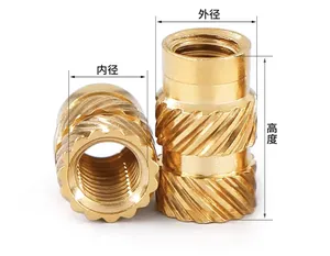 China Strength Factory alta qualidade recartilhado/Knurled Nuts