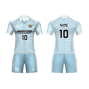 Jersey Sepak Bola Lengan Pendek Kustom Berkualitas Tinggi Kaos Sepak Bola Pria Pakaian Sepak Bola - Product Image 4