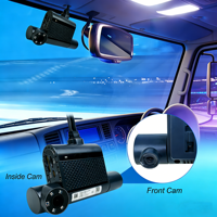 Caméra embarquée GPS 4G à 2 canaux, enregistreur vidéo en temps réel 1080P, prend en charge DSM ADAS AI, caméra embarquée pour la surveillance des véhicules et des camions