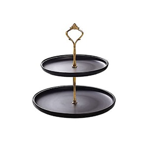 Latest Metal Cake Stand Golden Metal Fruit Stands Factory Custom Best Selling New Metal Round Cakes Stands - Product Image 3