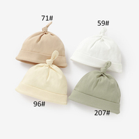 Gorro de bebé personalizado 100% gorro de algodón orgánico bordado e impresión disponible servicio OEM