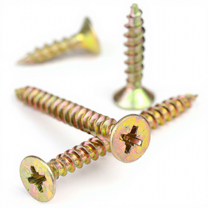 Clous à cloison sèche en acier au carbone DIN18182 <span class=keywords><strong>de</strong></span> haute qualité, <span class=keywords><strong>couleur</strong></span> zinc, vis autoperceuses à tête plate croisée pour cloisons sèches, clous à fibres - Product Image 3