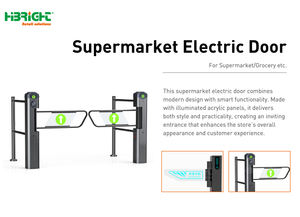 Puerta Electrónica Comercial para Supermercado Highbright Metal de 1 Vía con Comunicación TCP/IP, Elegante y Práctica, HBE-AC-EW001 - Product Image 4