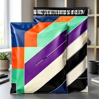 Enveloppes en polyéthylène personnalisées résistantes aux déchirures avec logo pour l'emballage de chaussures, chaussettes et fourrures, expédition postale et livraison express