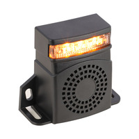DC 12-80V 92-107 dB LED-Blitzlicht Auto LKW Gabelstapler Rückfahralarm Rückfahrauffräscher Warnalarm