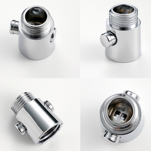 <span class=keywords><strong>ABS</strong></span> Silver G1/2 "душевая рукоятка и шланг или Биде Распылитель воды запорный клапан выключатель, Универсальный клапан управления потоком душевой головки - Product Image 2