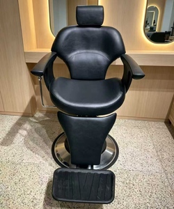 Light luxury hair salon <b>chair</b> with adjustable adjustable footrest and adjustable lift - Product Image 2