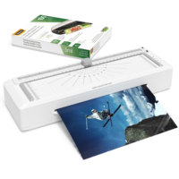 Plastifieuse thermique A4 premium 9,5 pouces, sans préchauffage, machine à plastifier de poche pour bureau avec coupe-papier 2 en 1 IDLM018