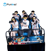 Simulateur de siège de cinéma VR 5D 7D 9D pour salle d'arcade commerciale et éducative avec lunettes de réalité virtuelle pour parc d'aventure en métal