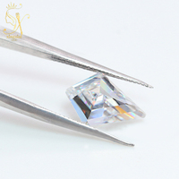 Xingsial el yapımı kesme 3x5mm 10x14mm GRA sertifikalı gevşek elmas taş beyaz DEF renk VVS1 uçurtma kesim moissanit taş