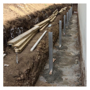 Poteau de mur de retenue de <span class=keywords><strong>poutre</strong></span> en H de menuisier de section en H de clôture de jardin galvanisée à chaud en Offre Spéciale - Product Image 3