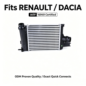OE 14496-3014R Renault <span class=keywords><strong>Clio</strong></span> 4 Captur Dacia <span class=keywords><strong>Intercooler</strong></span> Source ODM Factory pour 96328 RT4642 Remplacement IATF 16949 1.5dCi 1.2 - Product Image 1
