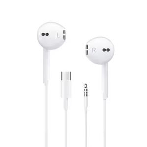 Auriculares universales con cable de 3,5mm y micrófono tipo C, llamadas manos libres, tapones para los oídos con subwoofer, ergonómicos y cómodos - Product Image 2