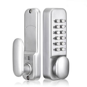 Ucuz toptan Online moda odası kapı kilidi çinko alaşım pirinç silindir anahtarsız arabası kapılar için kapı kolu kilidi numarası kilitleri - Product Image 2