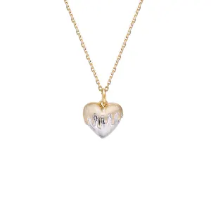 Sterling Silver 925 Jewellery Love Heart Pendant Silver Necklace 925 Sterling Women