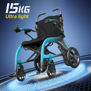 รถเข็นไฟฟ้า Perfcare X07 น้ำหนักเบา ผลิตจากคาร์บอนไฟเบอร์ 3 in 1 ใช้ได้ทั้งเป็นรถเข็นและรถช่วยเดิน พับเก็บได้รวดเร็ว สำหรับผู้พิการ - Product Image 1