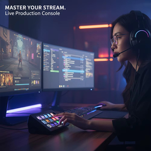 Teclado Visual <span class=keywords><strong>Stream</strong></span> <span class=keywords><strong>Deck</strong></span> con Botones LCD de 15 Teclas, Controlador para Creación de Contenido en Vivo con Botones Personalizables para <span class=keywords><strong>Windows</strong></span>/macOS/Android/iOS, Regalo - Product Image 2