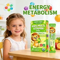 Gummies multivitaminées véganes pour enfants – Contient 18 vitamines essentielles – Complément nutritionnel quotidien pour enfants