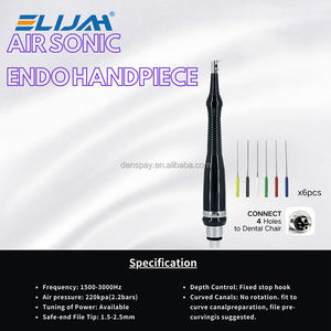Pieza de mano Dental Air Sonic Endo, 4 orificios con Lima de irrigador, pieza de mano Dental para tratamiento de canal radicular, pieza de mano de cirugía Dental - Product Image 2