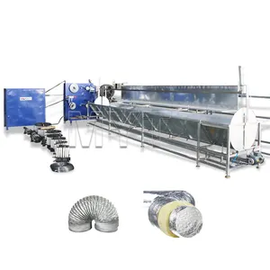 MYT वाहिनी बनाने की मशीन HVAC वेंटिलेशन एल्यूमीनियम लचीला वाहिनी बनाने के उपकरण