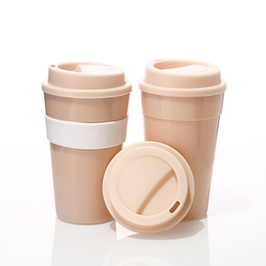 Logo personalizzato di stampa riutilizzabile di plastica pp tazza di <span class=keywords><strong>caffè</strong></span> con coperchio - Product Image 1