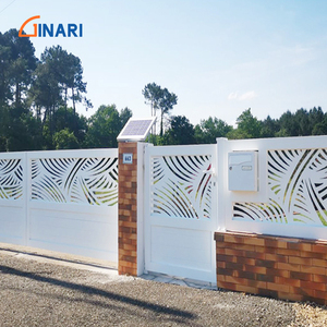 Puerta de Entrada Moderna de Aleación de Aluminio, 6 pies, con Recubrimiento en Polvo, Diseño de Espiral, Puerta Pequeña para Caminantes, para Jardín, Patio o Villa - Product Image 6