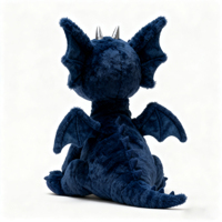 Peluche de dragon super douce et mignonne personnalisée, mascotte en peluche, cadeau, rembourrage en coton PP, logo personnalisé, tailles personnalisées
