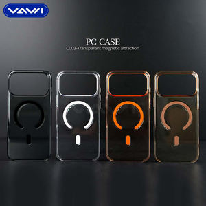 เคสใสคุณภาพสูง VAWI C003 สำหรับ <span class=keywords><strong>iPhone</strong></span> <span class=keywords><strong>11</strong></span>/12/13/14/15/16/17 <span class=keywords><strong>Pro</strong></span> Max เคสแข็งแม่เหล็กกันกระแทกสำหรับ Samsung - Product Image 4