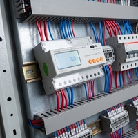 Compteur d'énergie triphasé AC Acrel DTSD1352-C pour onduleur solaire à exportation zéro sur rail DIN pour système de gestion de l'énergie des centres de données