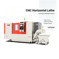 Centre de tournage CNC horizontal général à alimentation directe d'usine, tour à métaux automatique